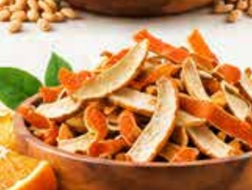Cáscara dulce de naranja