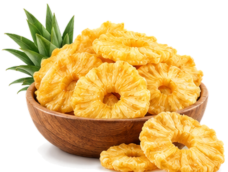 Piña deshidratada