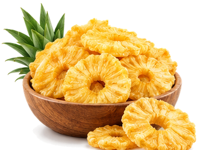 Piña deshidratada
